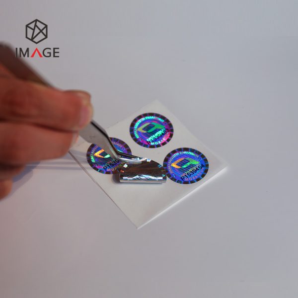 consecutive serial number hologram sticker in sheet form