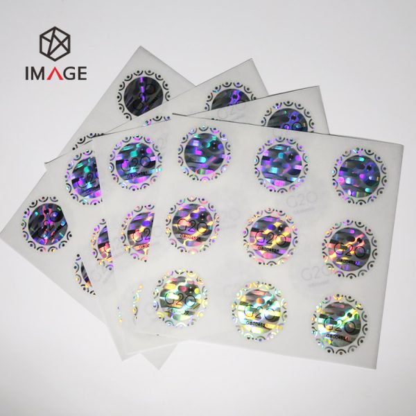 hologram stickers for certificates in sheet form