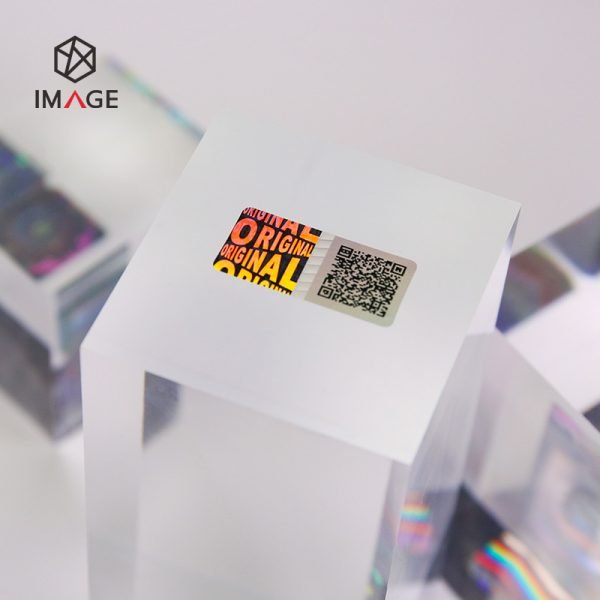 original hologram sticker for brand packaging