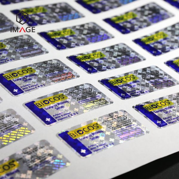 hologram stickers for medical package