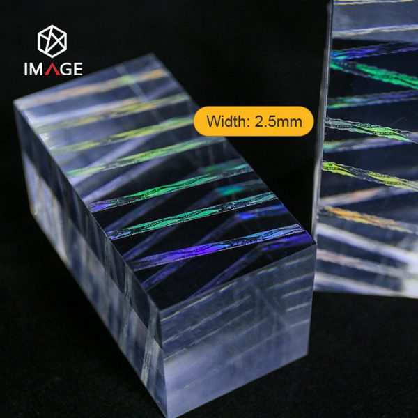 2.5mm hologram transparent tear tape