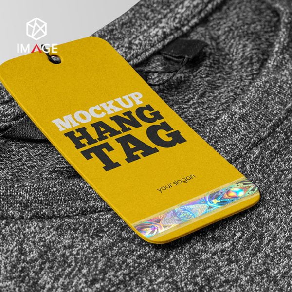 hang tags with security holographic strip, make the hang tag more shiny and attractive