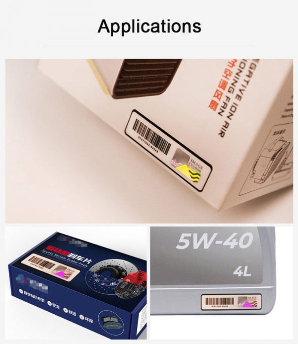 Hologram Tamper Proof Barcode Labels SZIMAGETECH