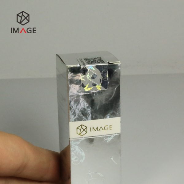 hologram destructible label for cigarette box seal