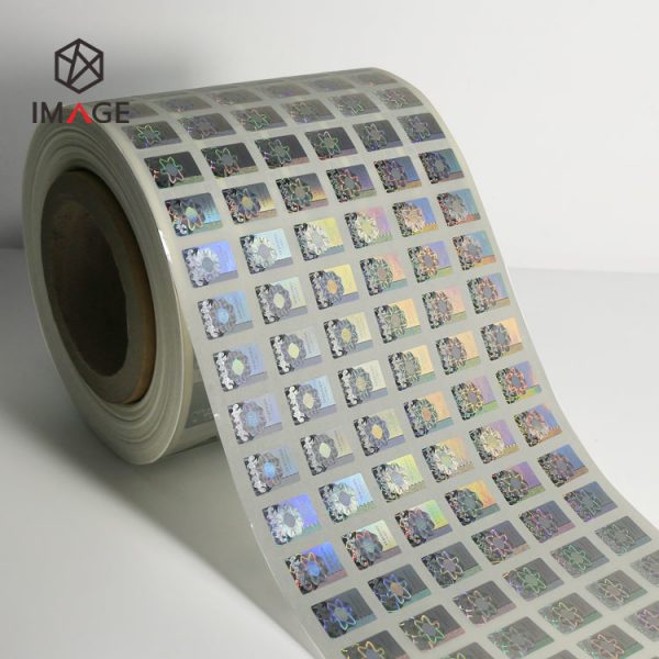 hologram security void sticker in roll