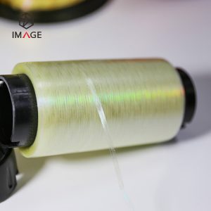 holographic clear tear tape with 3inch core