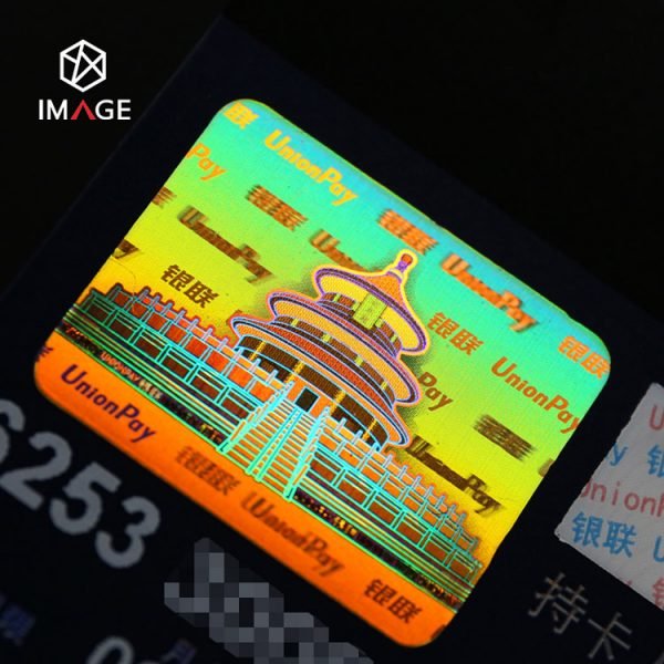 holographic hot stamping foil for id cards