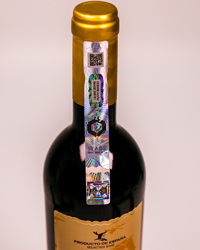 tax stamp for alcohol packaging products