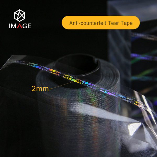 2mm laser anti-counterfeit tear tape