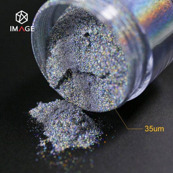 35um holographic magnet powder with brilliant and 3D effect