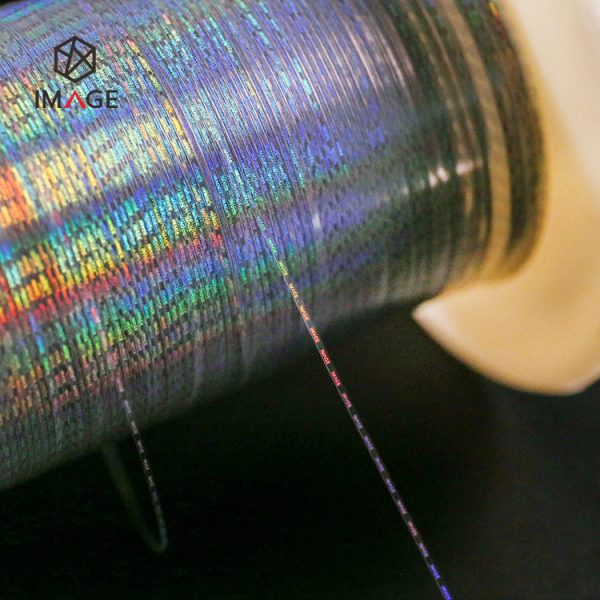 de-metalized optical thread with IMAGE logo