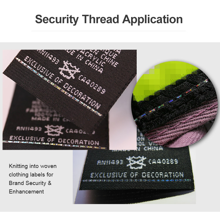 optical security thread applications
