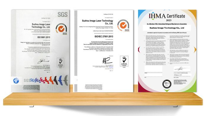 qualification certificate(IHMA 2023, ISO9001, ISO27001)