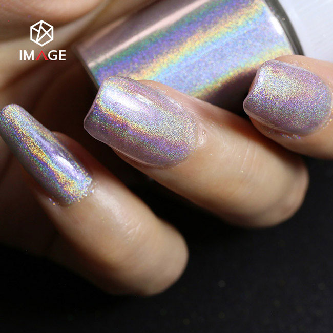 rainbow holographic pigment for nail use