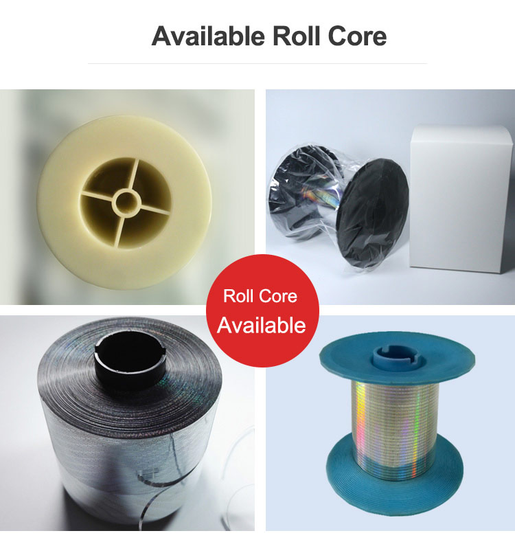 security hologram tear tape with available roll cores