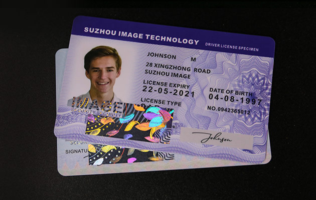 embeded type optical security id cards