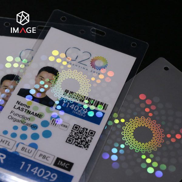 holographic heat laminating pouches with laser engraving