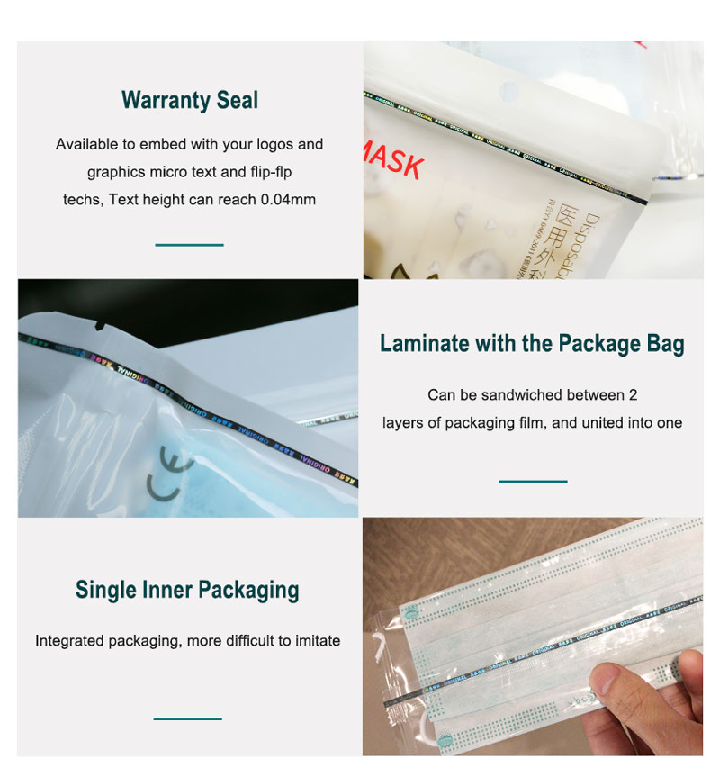 packing tear tapes for mask supplies (3)