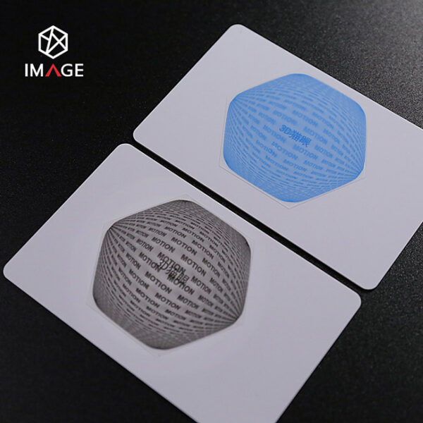 3d micro lens motion security sticker with strong visual impact