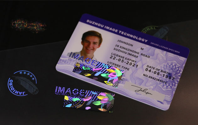 embedded hologram overlay for driver license protection