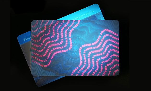security id cards with UV printing