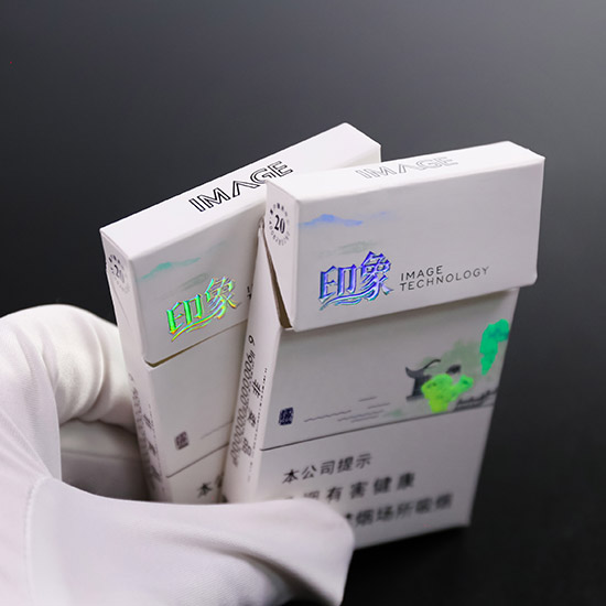hologram hot stamping foil for tobacco packaging application