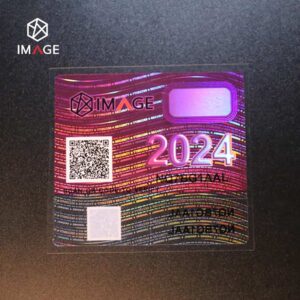 car inspection hologram stickers with serial number printing