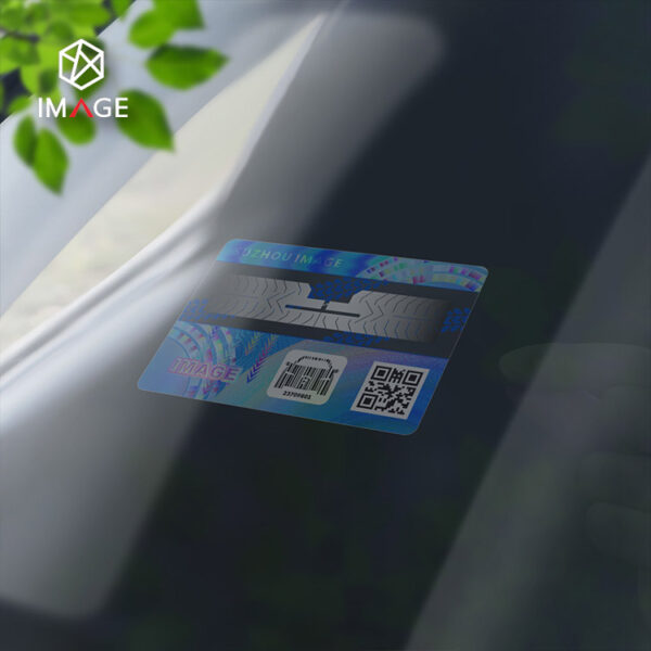 customized hologram UHF windshield label for vehicle authentication