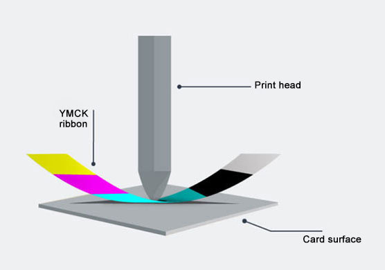 direct-to-card printer process