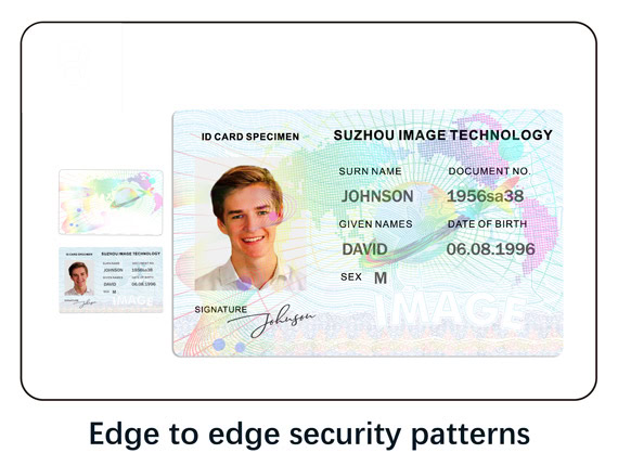 Optical transfer overlay laminate seamlessly with CR80 ID cards