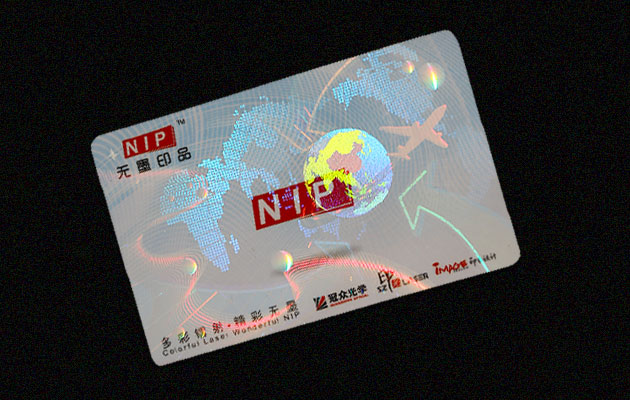 optical heat laminate overlays for ID card protection, combat counterfeiting