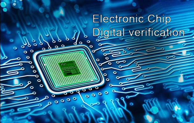 internet electronic chips for digital verification