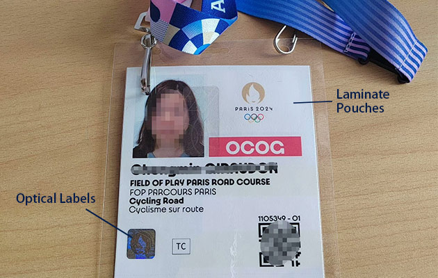 ID credentials for the Paris 2024 Summer Olympic Games