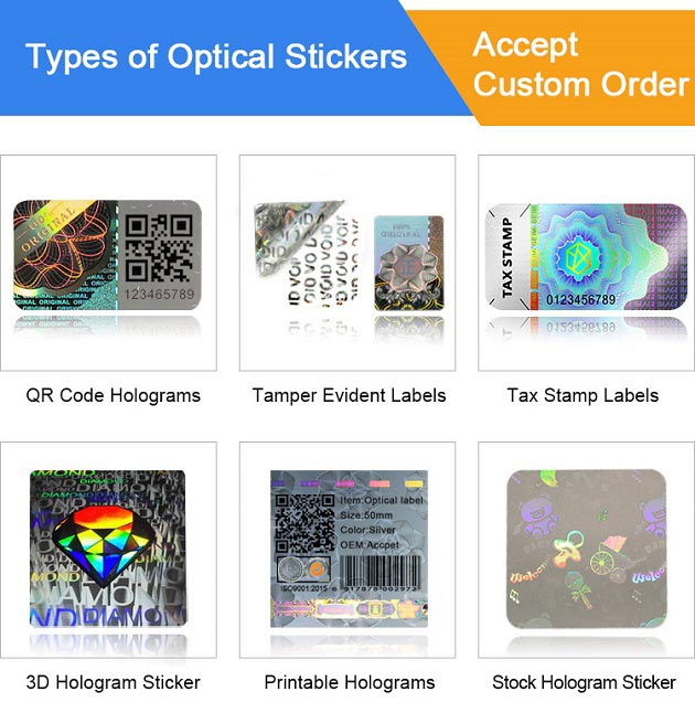 different types of holographic stickers enhance your brand packaging