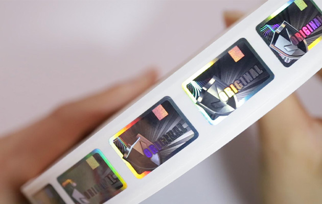 IMAGE Optical anti-counterfeit labels for brand shelf impact