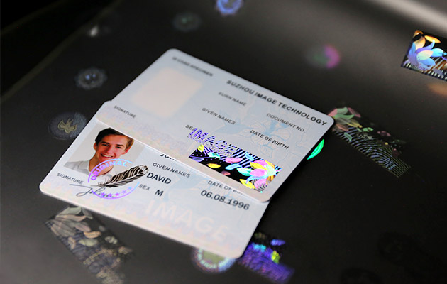 embedded lamination overlays for various PVC, PC, and PETG cards