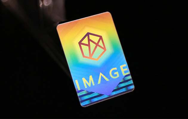 hologram stickers with D3 technology, present colorful 2d 3d dynamic effect