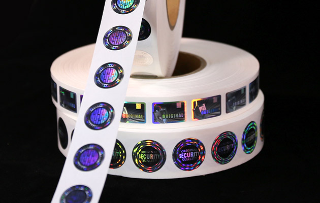 holographic stickers with strong security and eye-catching visual effects