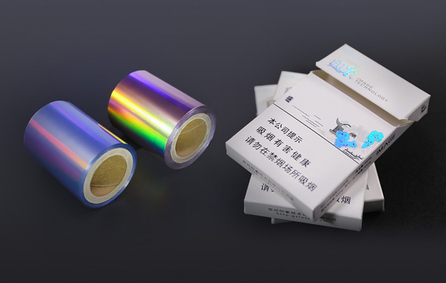 IMAGE optical stamping foil for tobacco packaging application