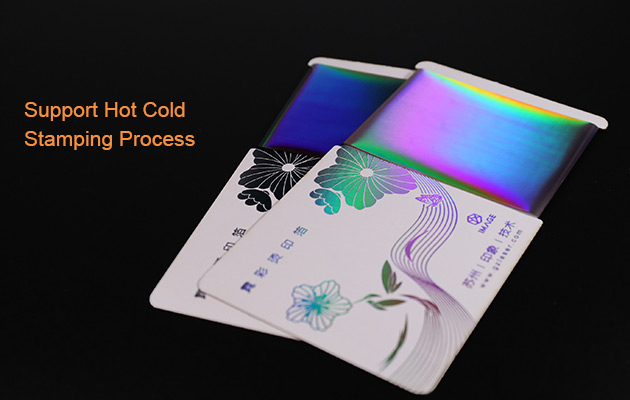 IMAGE optical stamping foil supports cold and hot stamping process