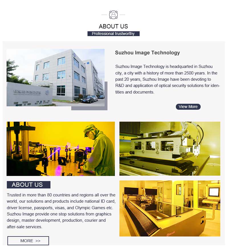 Suzhou Image Technology, a reliable manufacturer of id security products