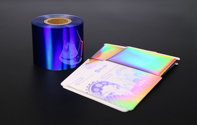 shiny IMAGE optical stamping foil in reel form