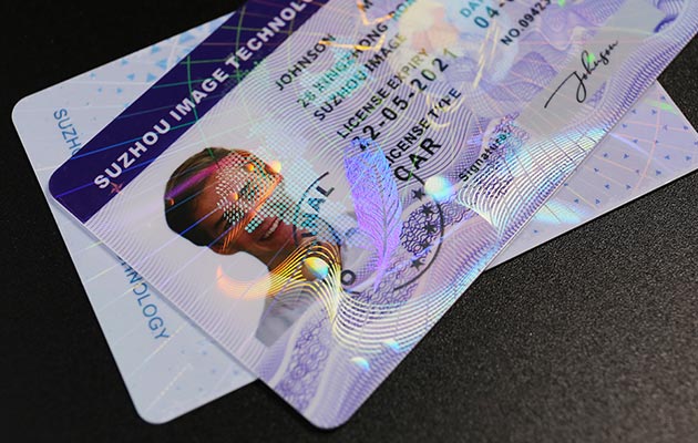 IMAGE optical security transfer overlay for card-type identity documents protection