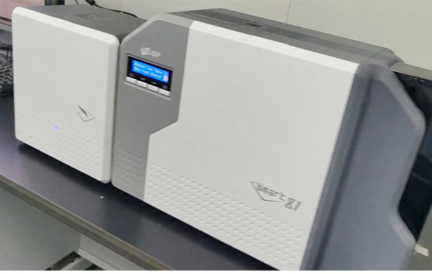 Smart 81 retransfer printer with lamination module for high-definition ID card printing and protection