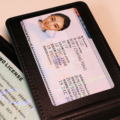 holographic ID badge holder application dispaly, used for police ID, military ID and other goverment ID (3)