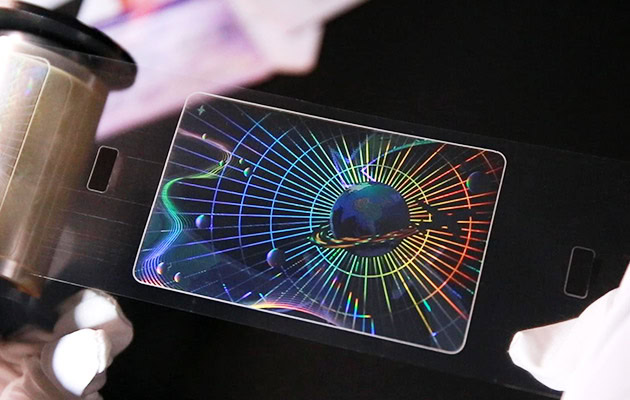 IMAGE optical patch overlay for standard CR80 card protection