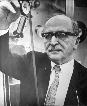 Dennis Gabor invented the world's first hologram in his laboratory and was awarded the 1971 Nobel Prize in Physics