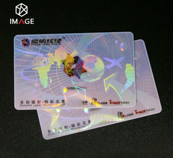 16um holographic patch laminate for id card