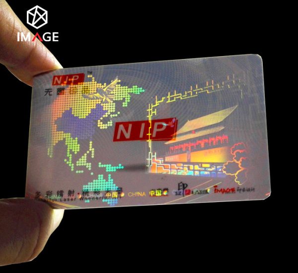 21 um hologram heat transfer overlay for edge-to-edge lamination