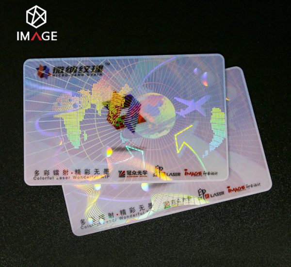 25um holographic patch laminate film for id card